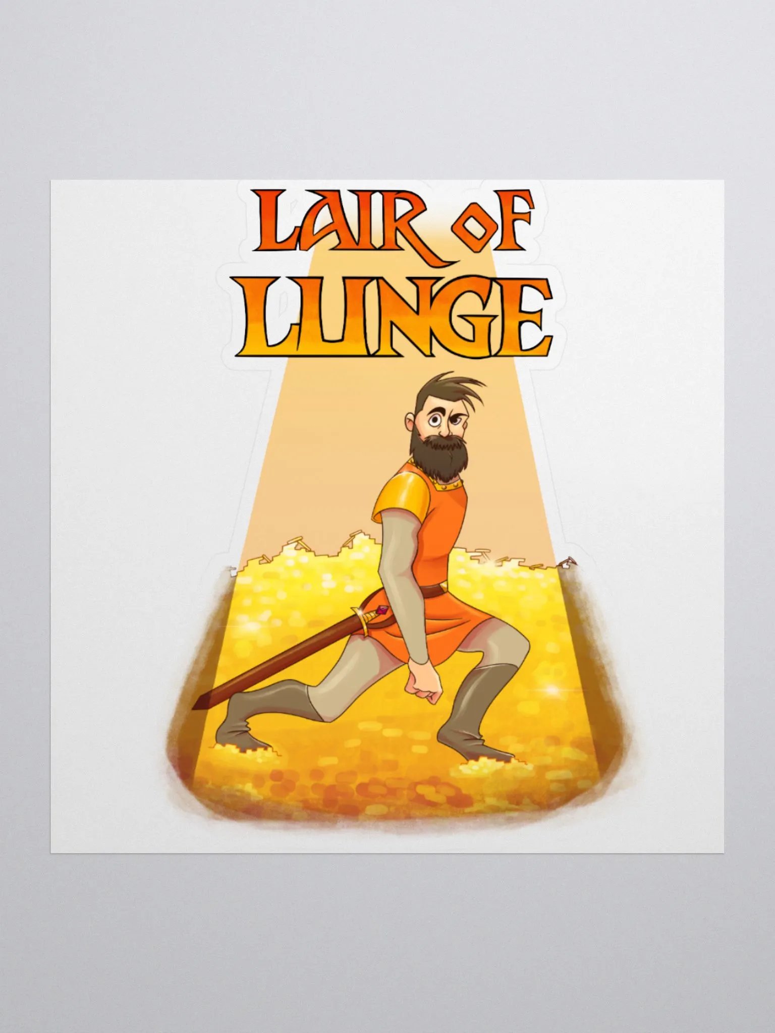 Lair of Lunge Sticker product image (1)