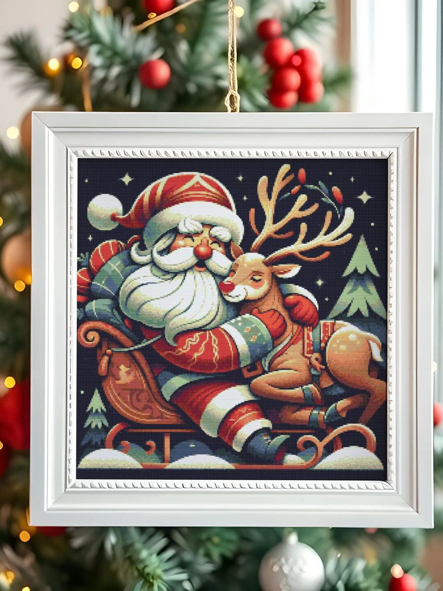 Santa Hugging Young Rudolph product image (2)