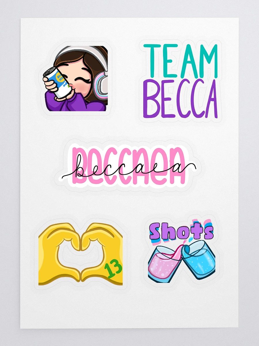 Becca Sticker Pack product image (3)