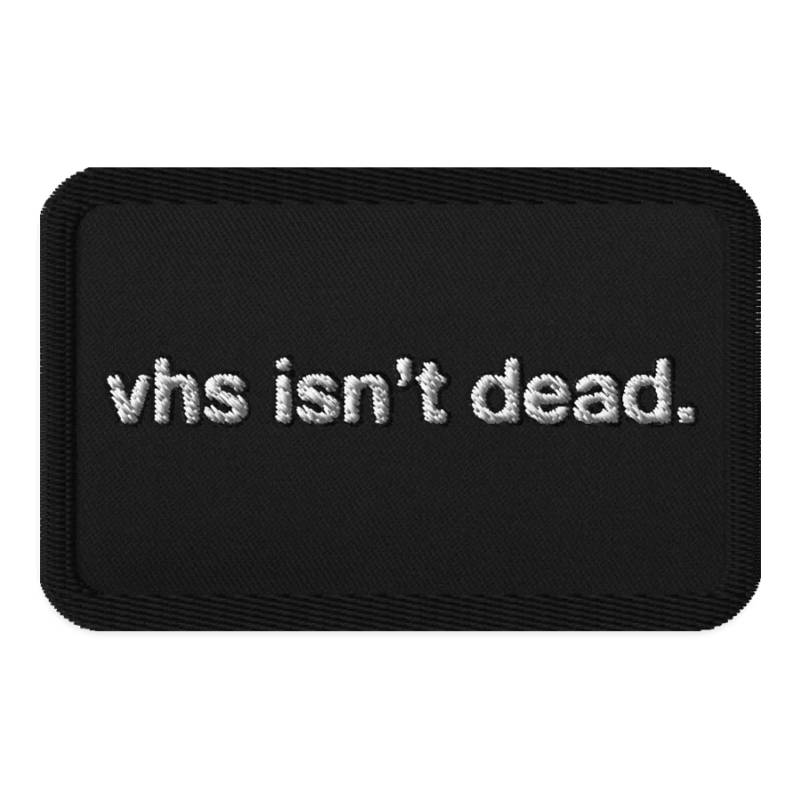 VHS Embroidered Patch product image (1)