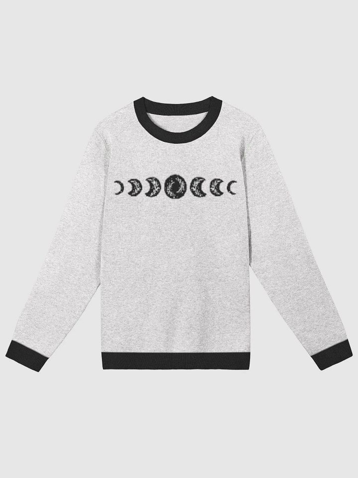 Knitted Long Sleeve Sweater, Moon Phases product image (2)