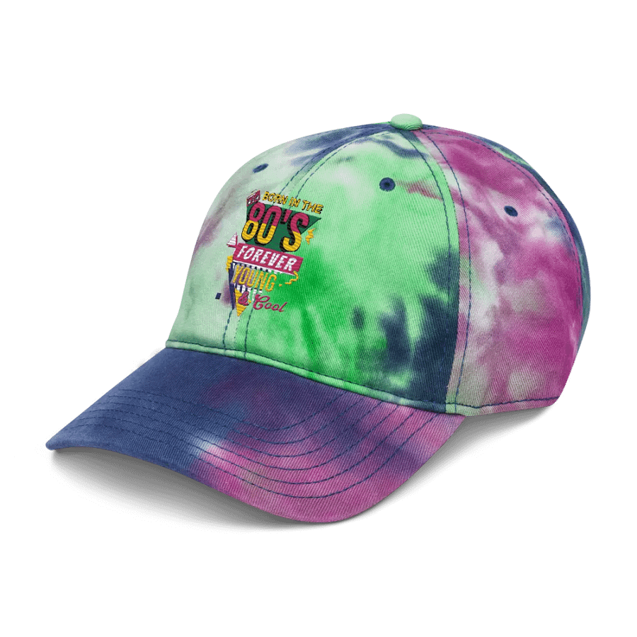 80's Retro Tie-Dye Dad Hat product image (4)