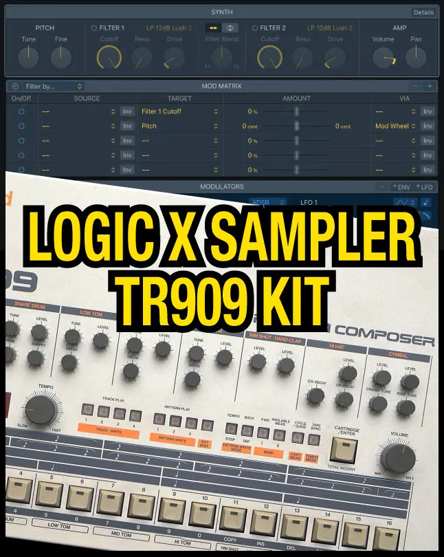 Logic X Sampler: TR909 Kit product image (1)