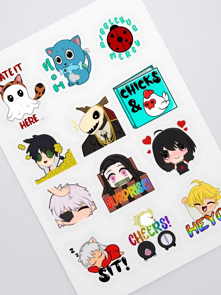Emote Sticker Sheet product image (1)