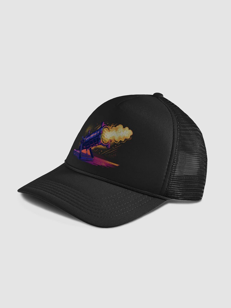 Theatrically Jerry: "Stylized Profile Spot" Foam Trucker Hat product image (5)