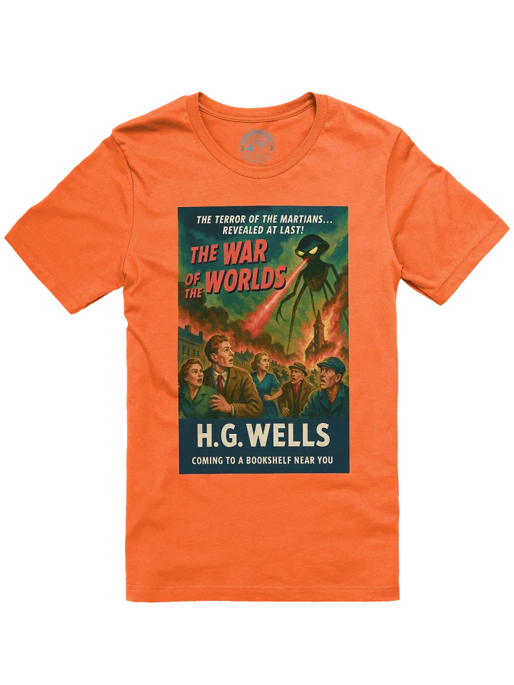 "The War of the Worlds" 1950's Faux Retro Film Poster H.G. Wells Concert Tee Fit Unisex T-Shirt product image (61)
