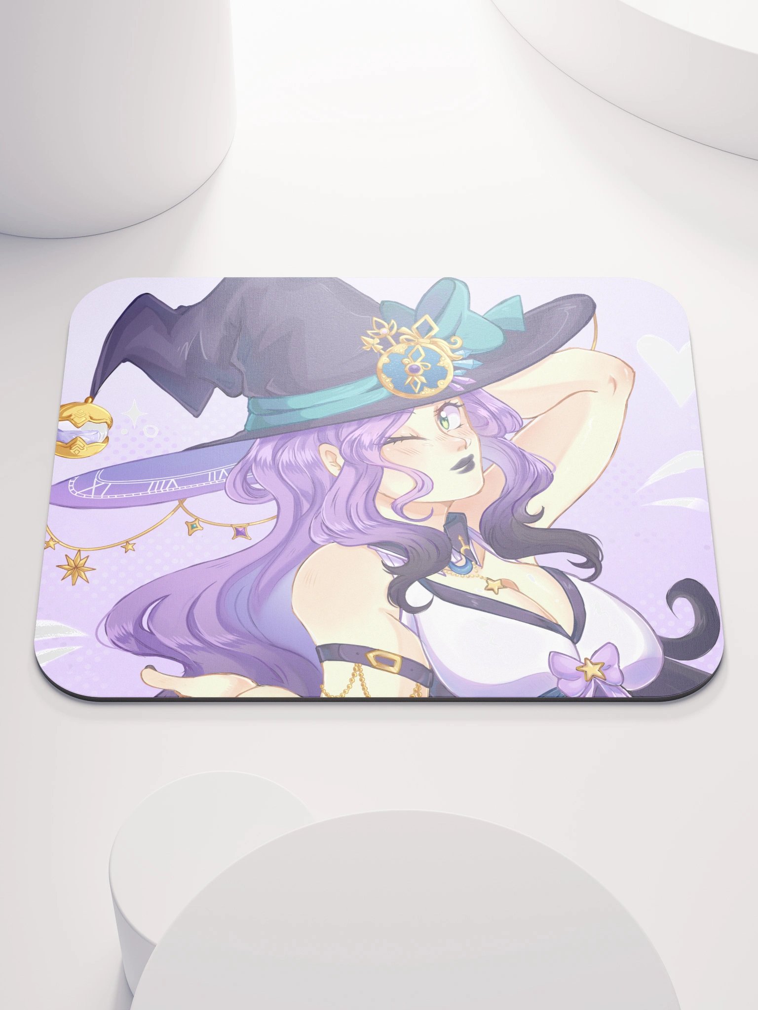"Peace to You" Constellation Sorceress Starfire Mouse Pad product image (1)