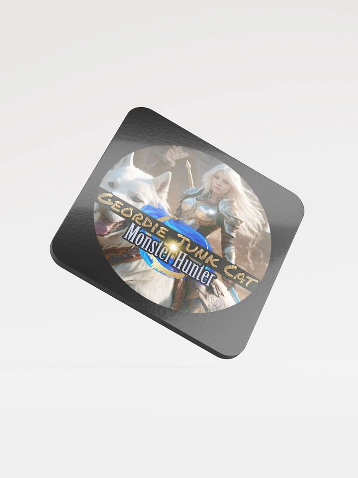 MONSTER SLAYER THREE Drink Coaster (3.74″x 3.74″, US and EU SHIPPING) product image (1)