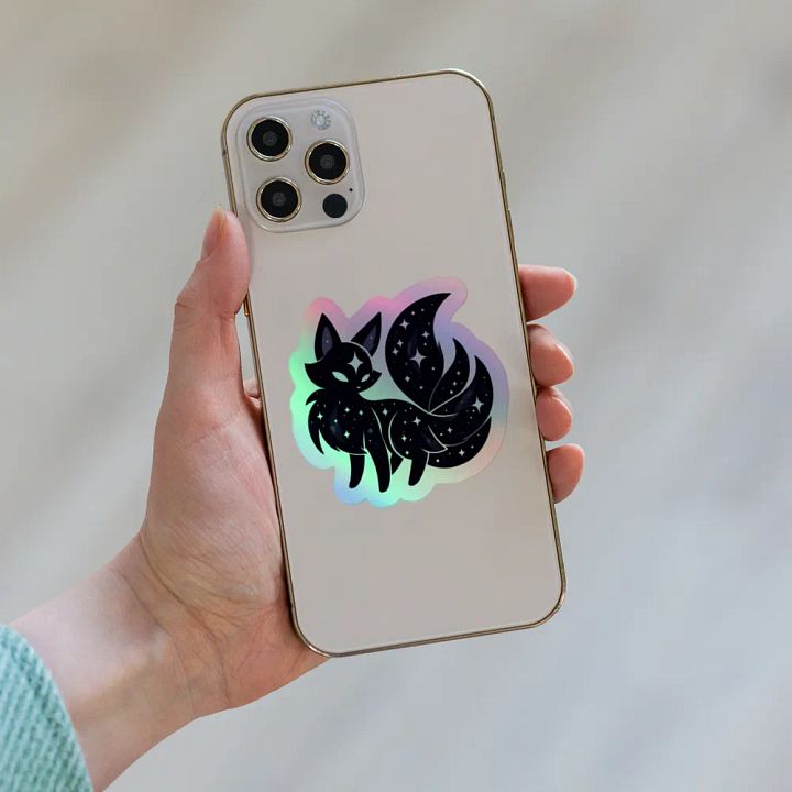 Cosmic Kitsune Sticker product image (1)