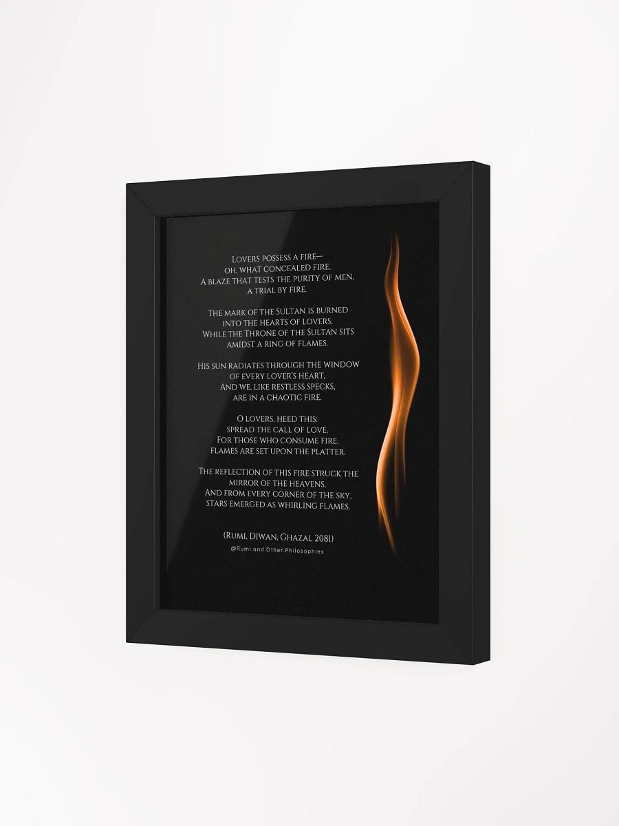 Framed Rumi Poem Print product image (3)