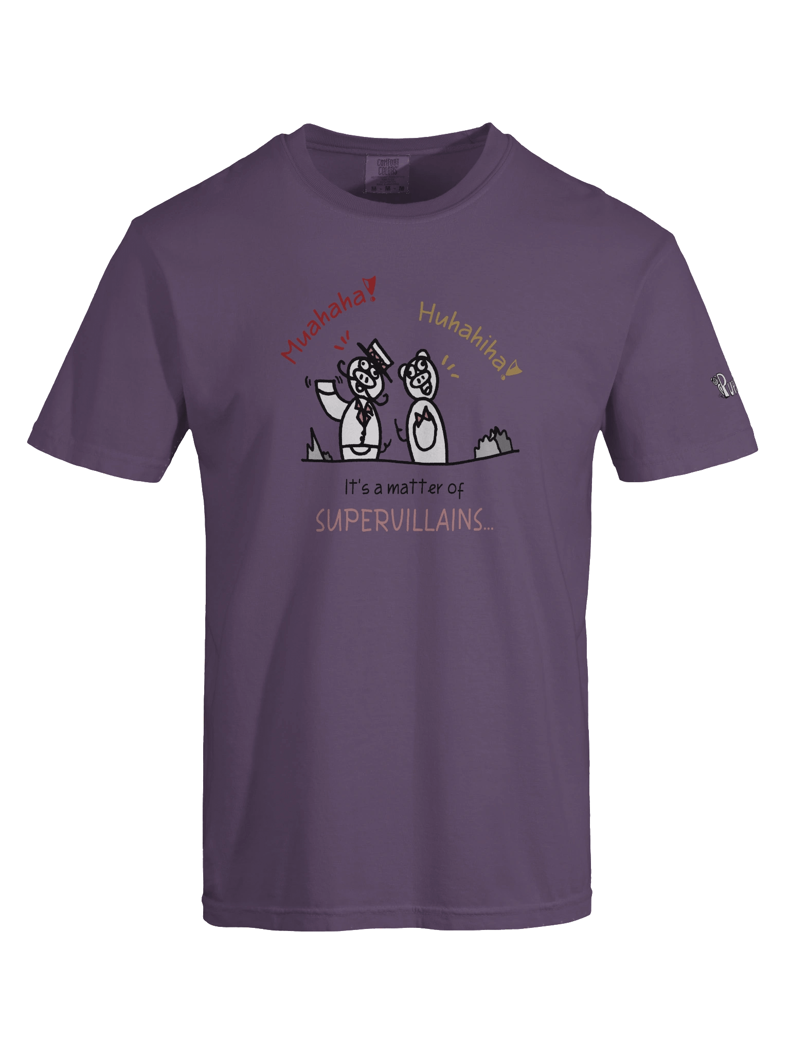 'It's a matter of Supervillains' Pupsies! Heavyweight T-Shirt product image (7)