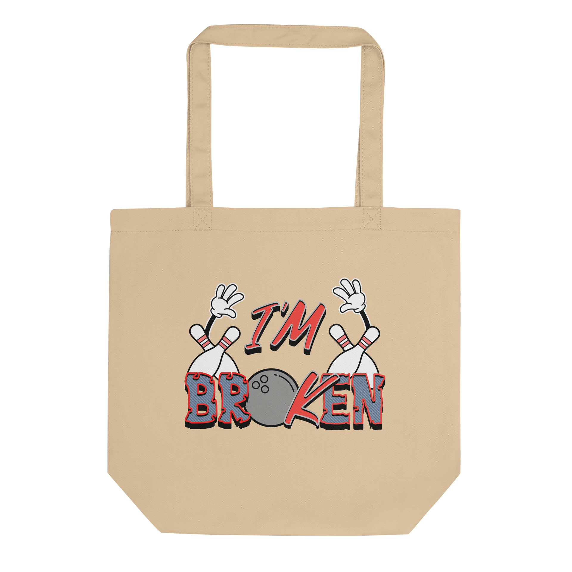 Im Broken Im Ok Bowling Ball Tote Bag product image (1)