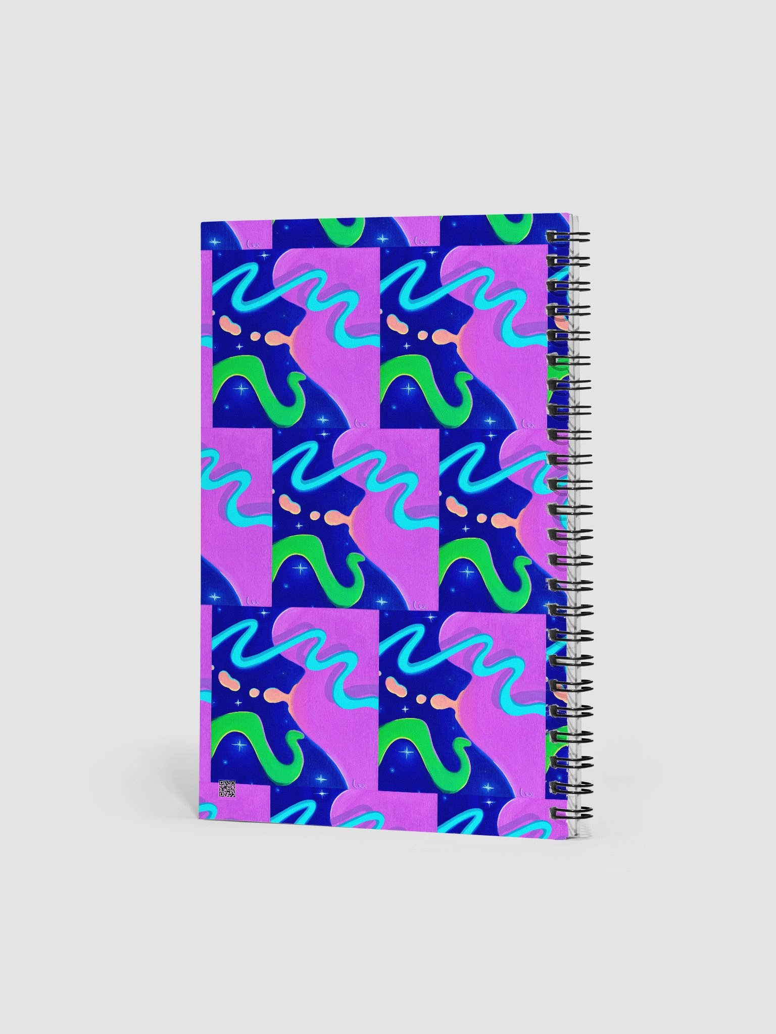 Lava and Light Spiral Notebook product image (2)