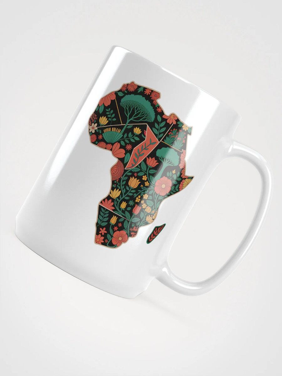 Map of Africa Floral Flower Design Mug product image (4)