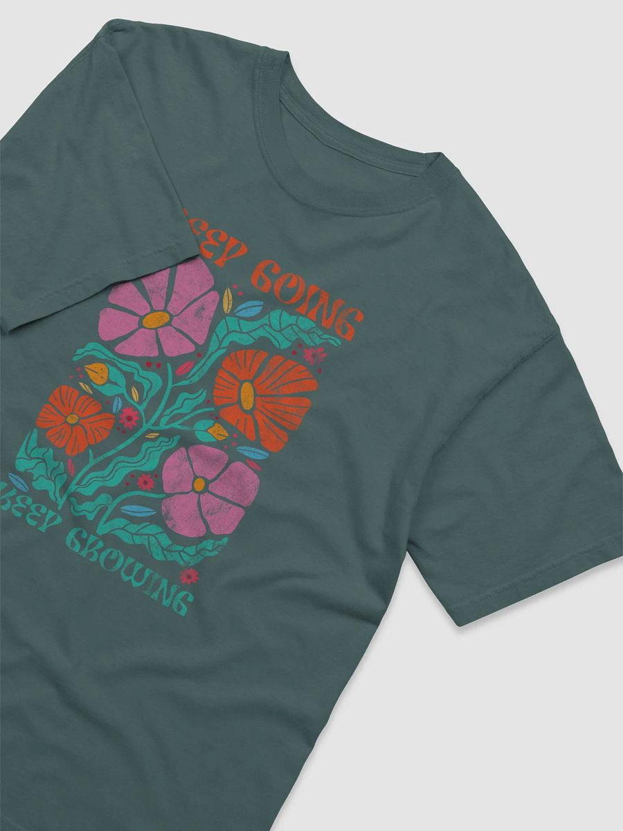 Keep Going Keep Growing Boho Retro Disco Flowers | Aesthetic, Hippie, Psychedelic & Motivational Tees product image (5)