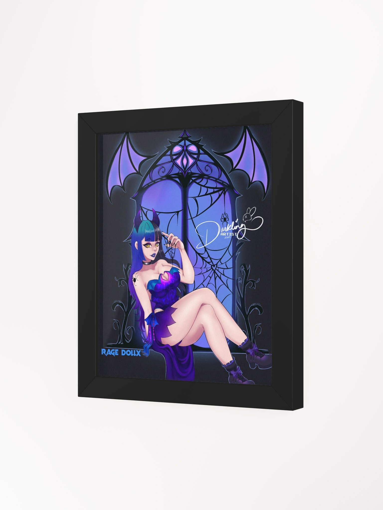 Blue Rage Doll x Darkling - Framed Poster product image (8)