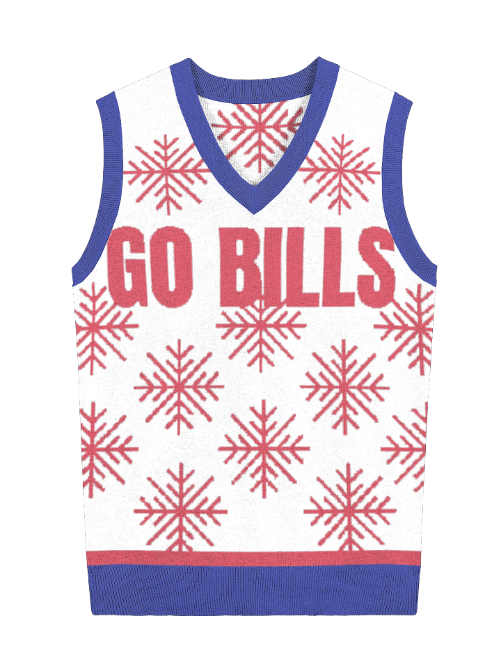 BILLS UGLY HOLIDAY SWEATER Vest PINK product image (1)