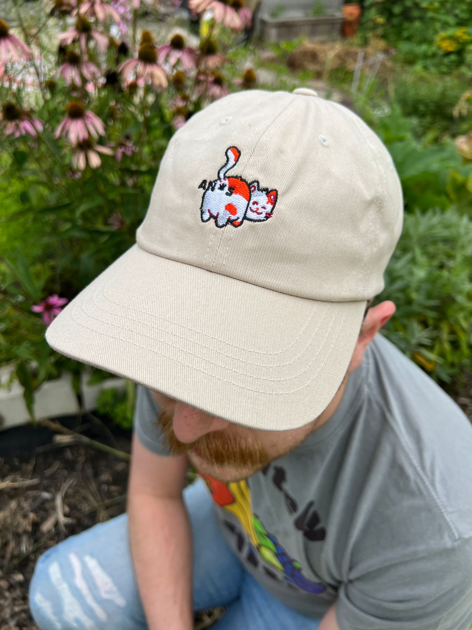 Cat Butt Dad Hat product image (1)