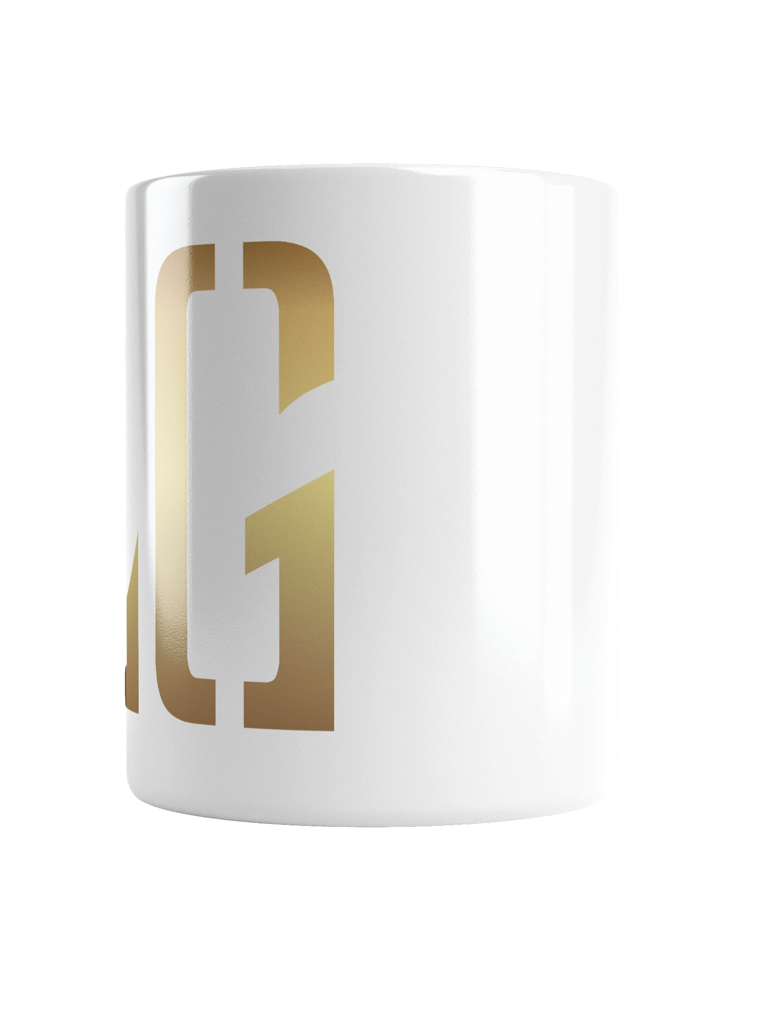 Golden Initials White Glossy Mug product image (18)