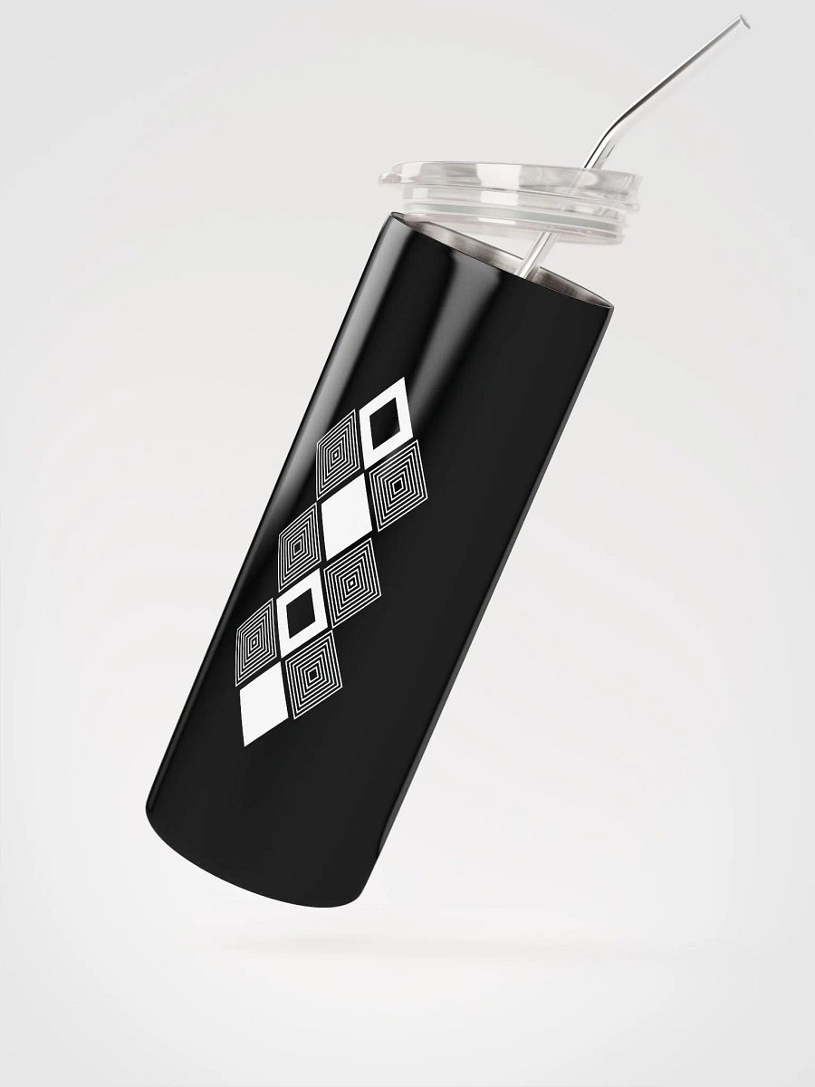 Black and white triangle design Stainless Steel Tumbler product image (2)