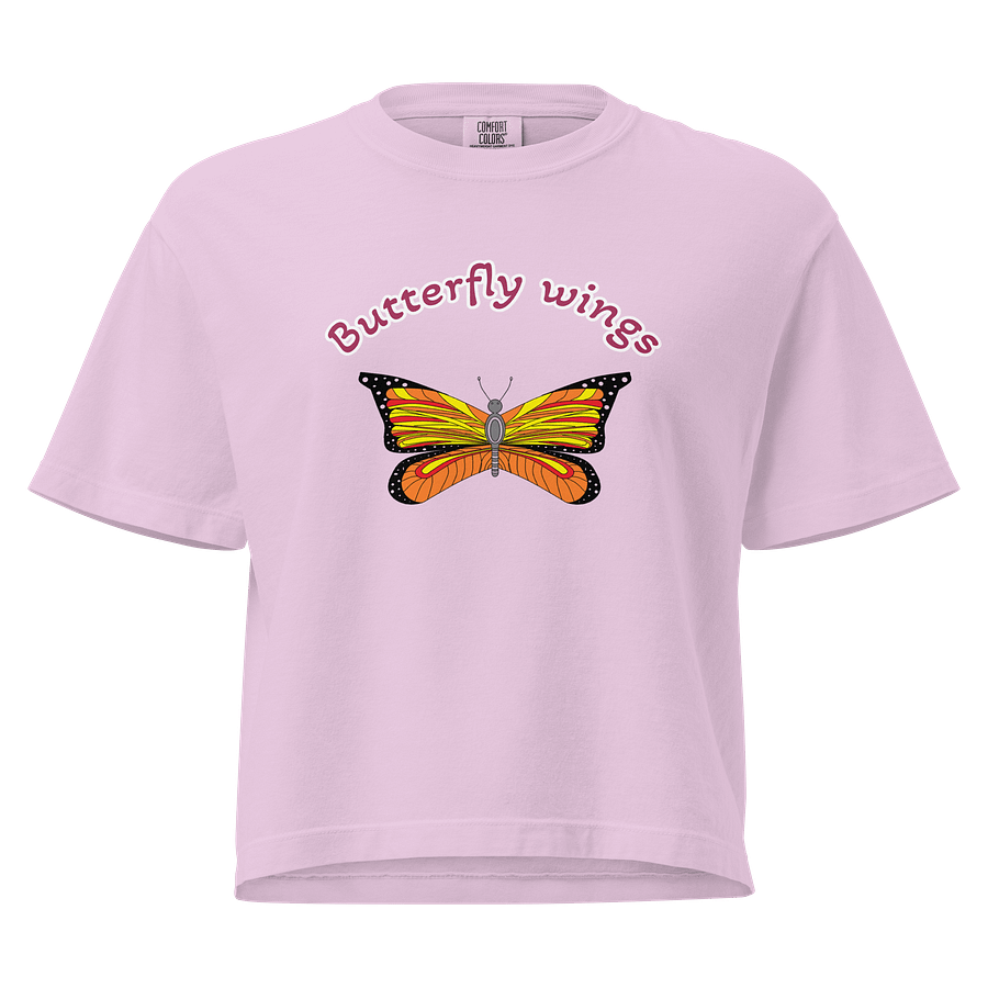 Vibrant Butterfly Wings Boxy Tee product image (3)