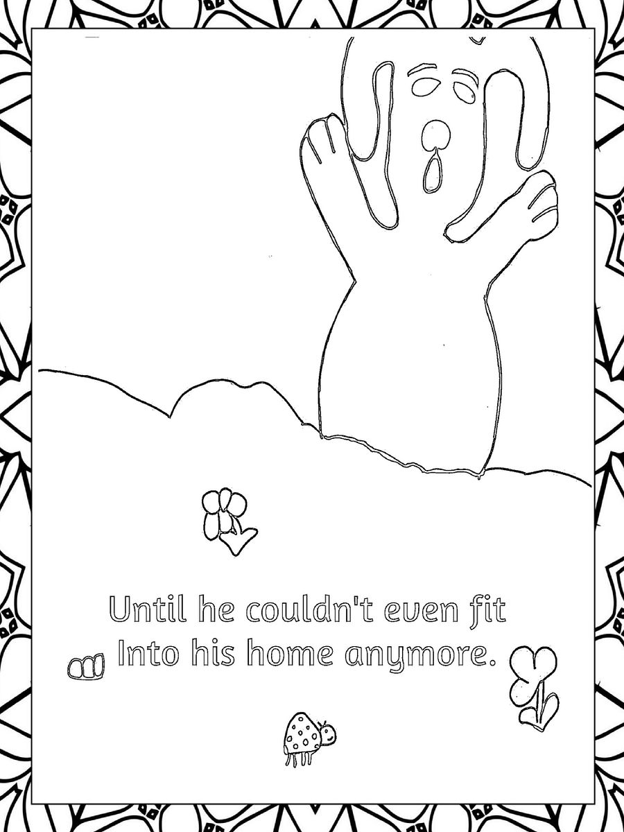 The Banana Bunny Bum Coloring Story for Kids product image (5)
