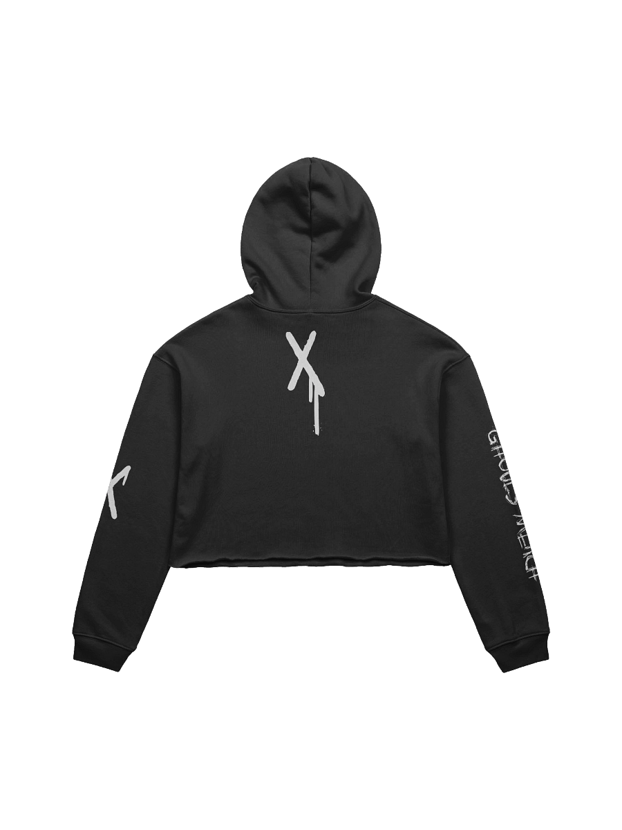 Graffiti Bear Long Sleeve Crop Hoodie product image (2)