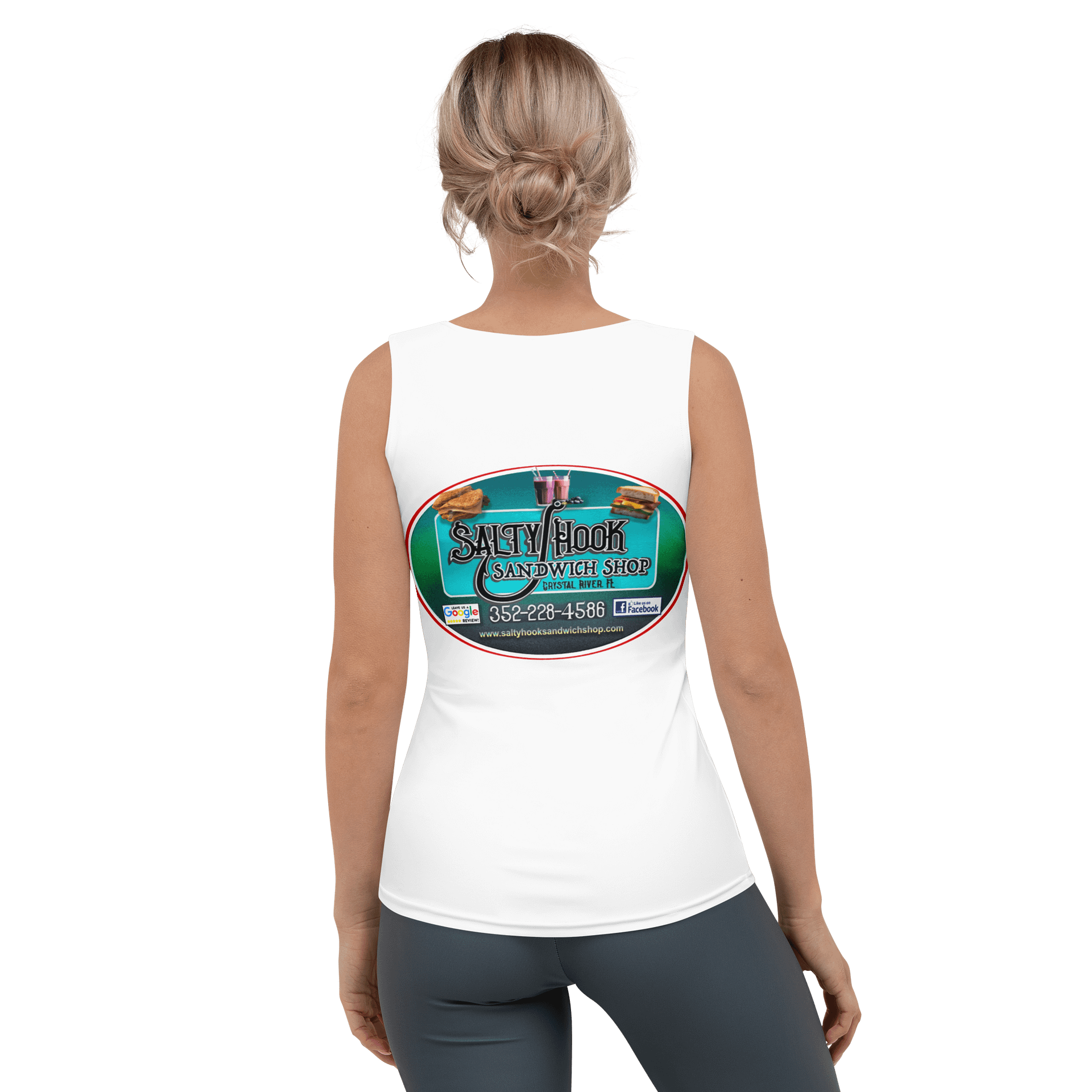Salty Hook Sandwich Shop All-Over Print Women's Tank Top product image (2)