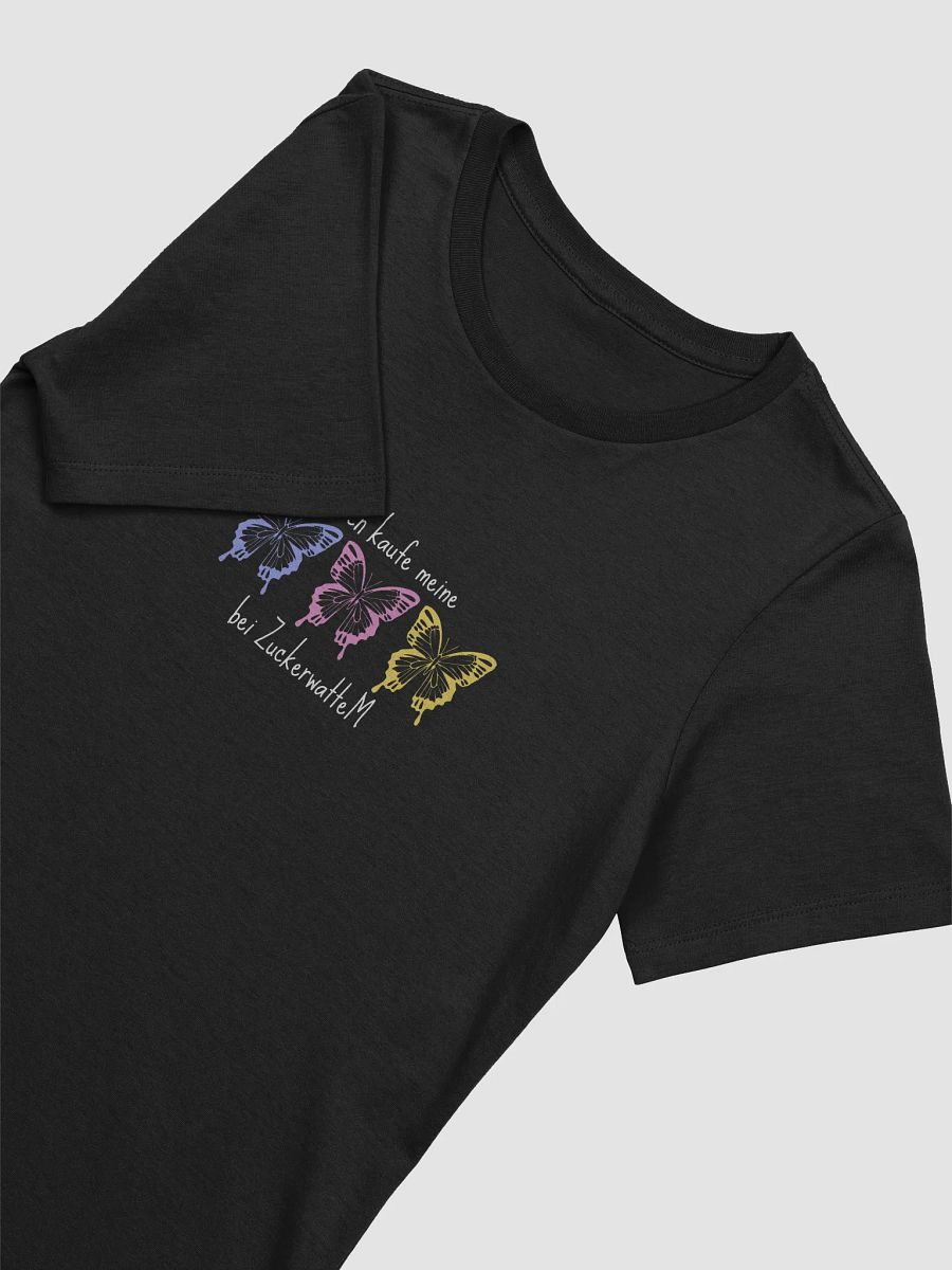 Ich kaufe Schmetterlinge - Shirt, Damen, weiße Schrift product image (8)