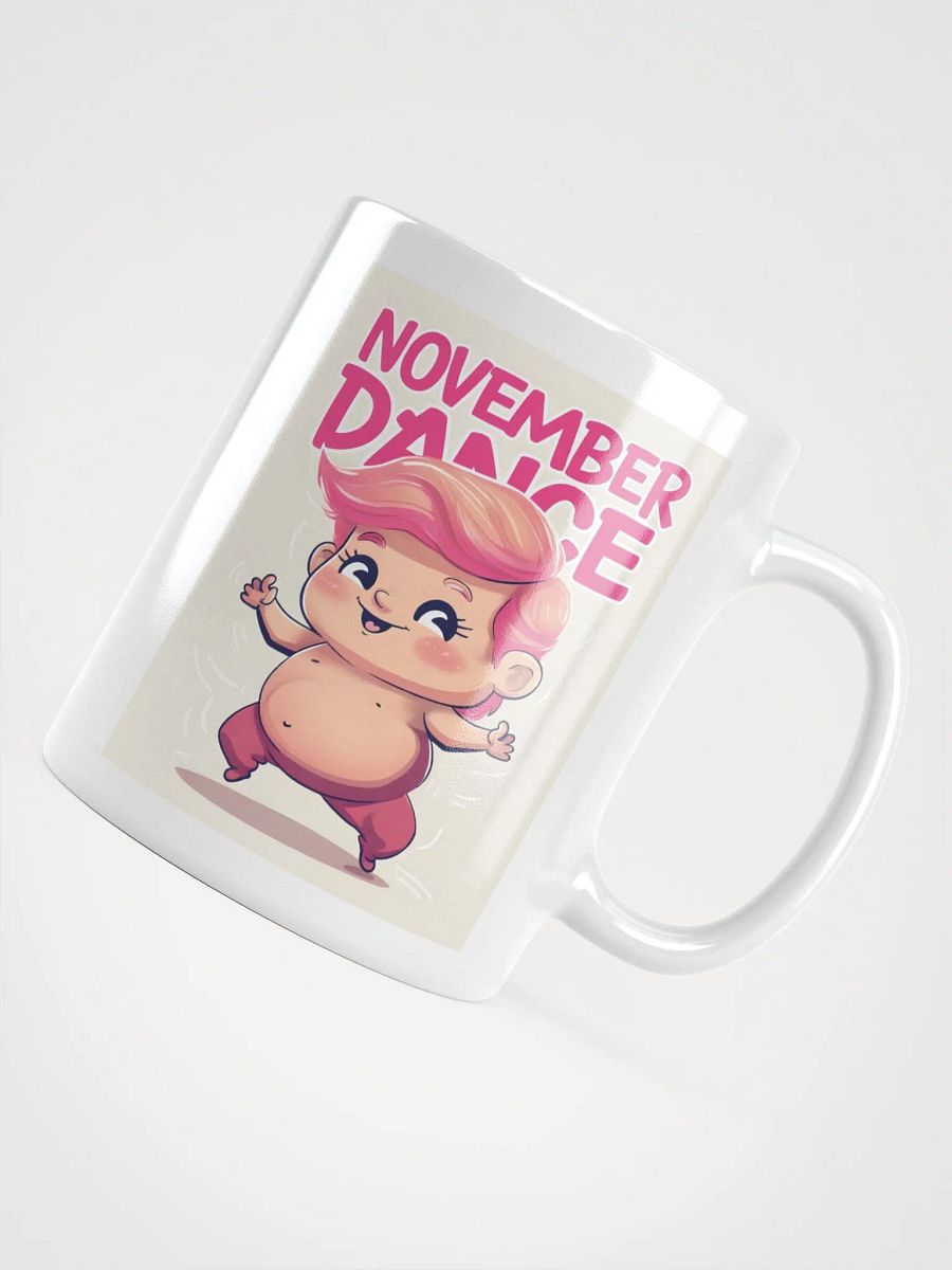 November Dance" Funny Trump Cartoon Mug – Glossy White Election Gift for Trump Supporters product image (11)