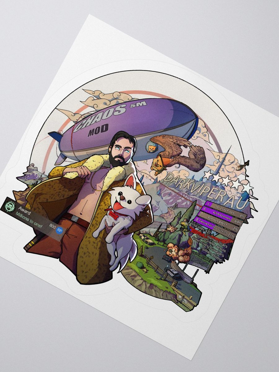 Chaos Mod Hero Sticker product image (4)