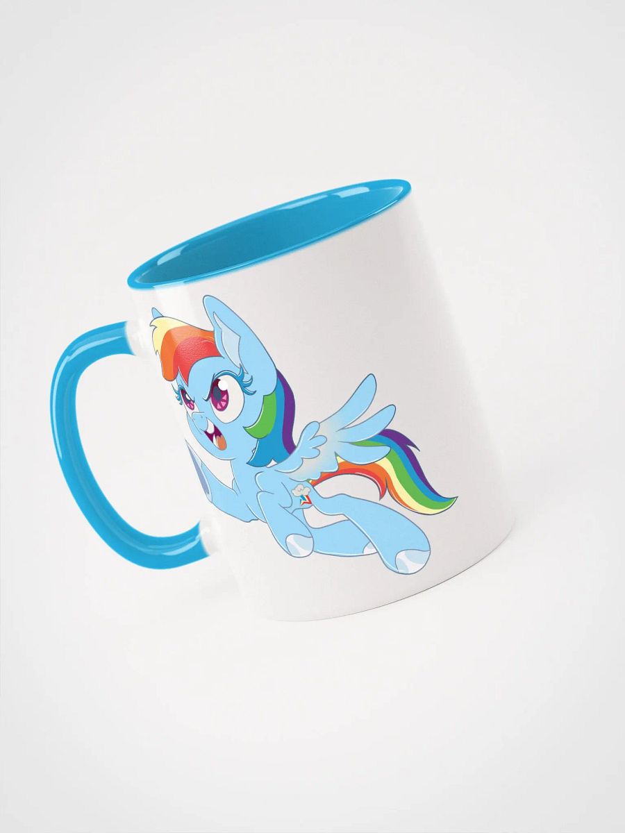 Rainbow Dash Ceramic Mug with Color Inside product image (3)