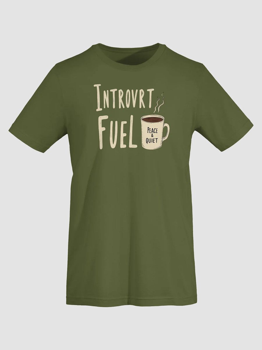 Introvert Fuel Coffee T-Shirt product image (7)