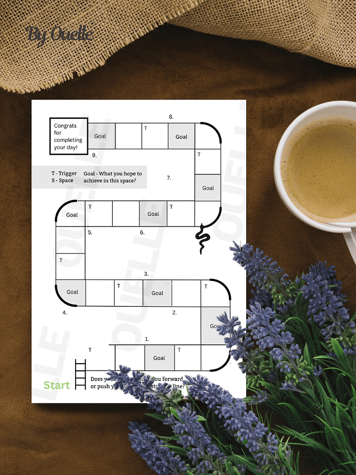 Snakes and Ladders: How to Form Habits Digital Worksheet (PDF) product image (2)