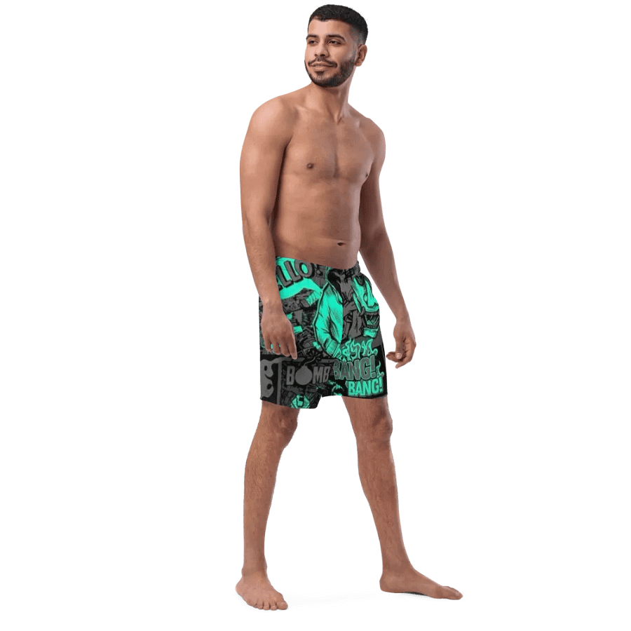 Comic Chaos Men's Swim Trunks product image (5)
