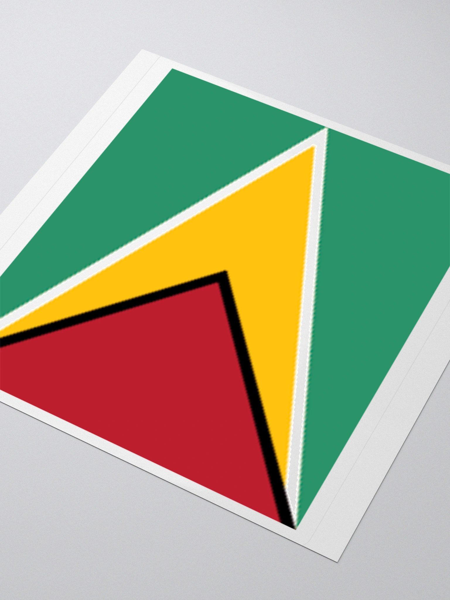 Guyana Flag Sticker | Arrowhead Design | Durable Vinyl | 3 Sizes product image (9)