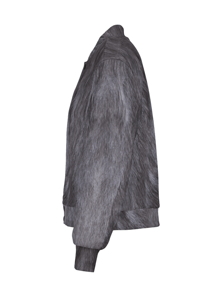 Russian Blue (Grey) Cat Premium Bomber Jacket (Unisex) product image (4)
