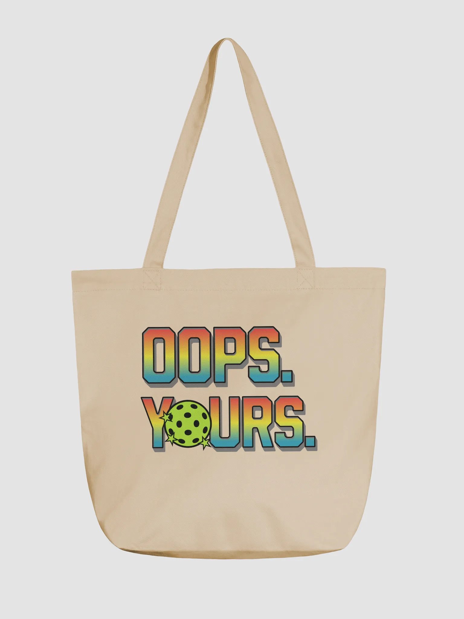 Oops Yours Pickleball Galactic Statement Eco Tote product image (5)
