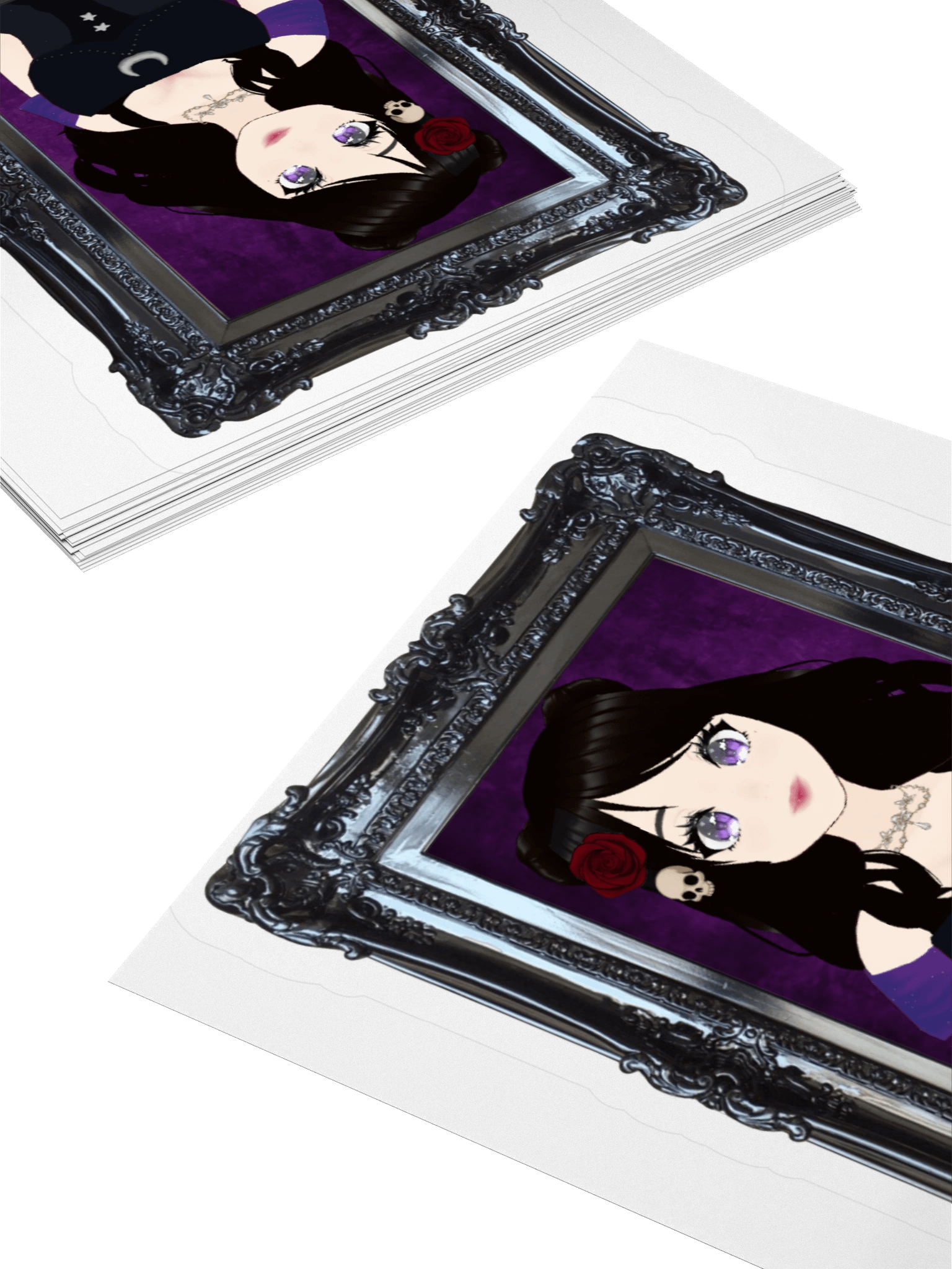 Luna's Gothic Frame Kiss Cut Stickers product image (10)