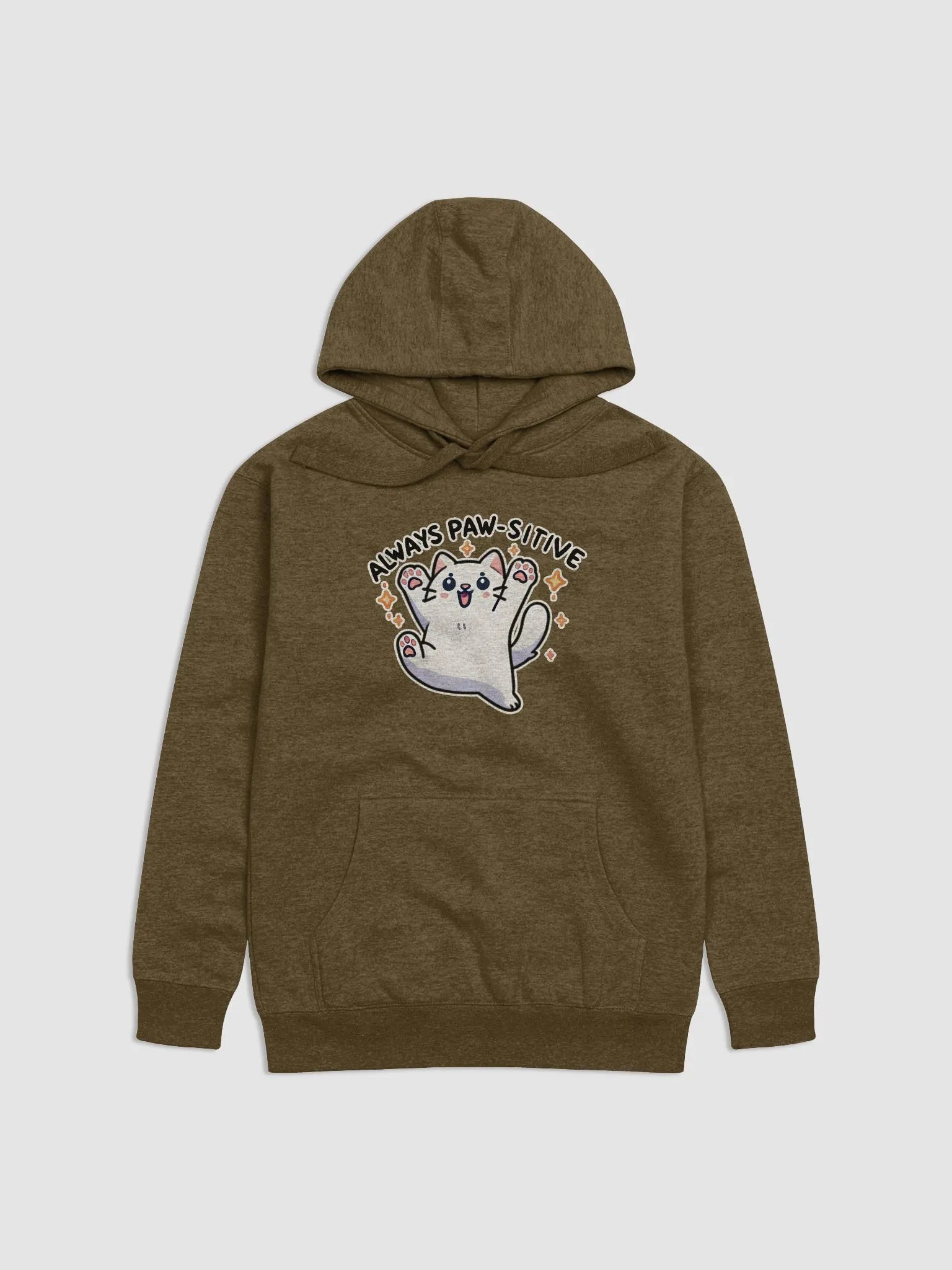 Always paw-sitive dark hoodie product image (1)