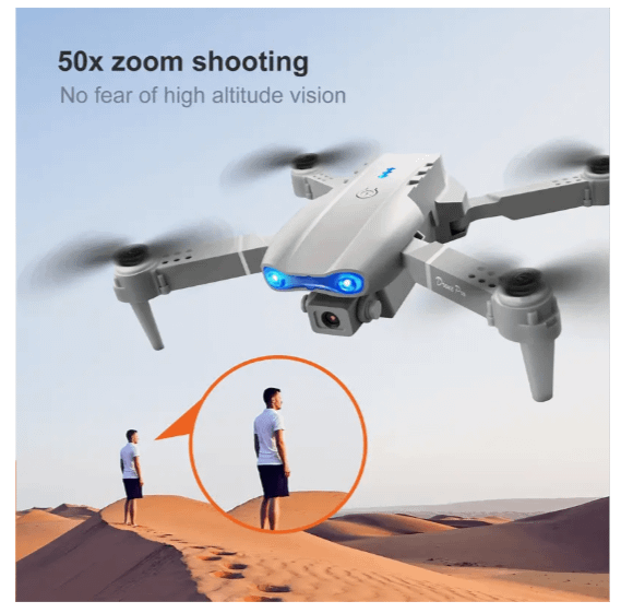 Foldable Quadcopter Drone with HD Dual Cameras - Wireless Remote Control product image (8)