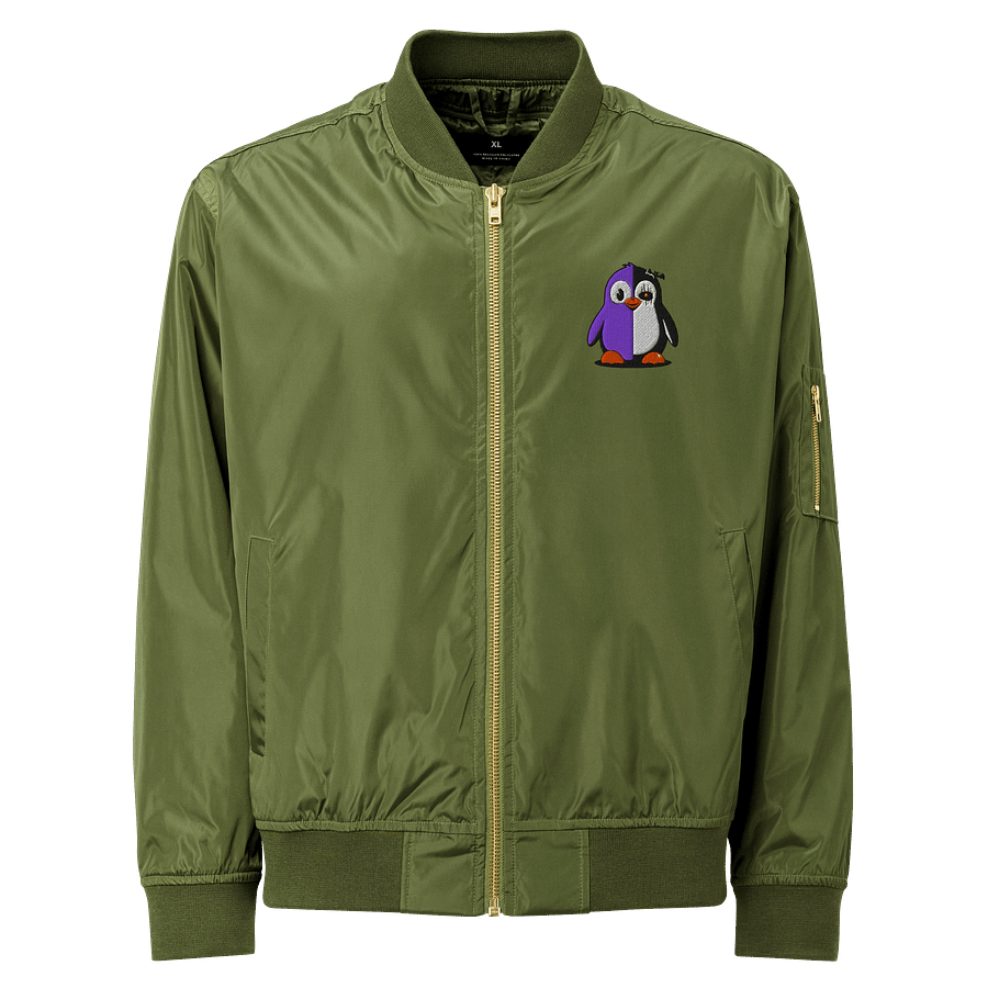 Split Style Penguin Bomber Jacket product image (2)