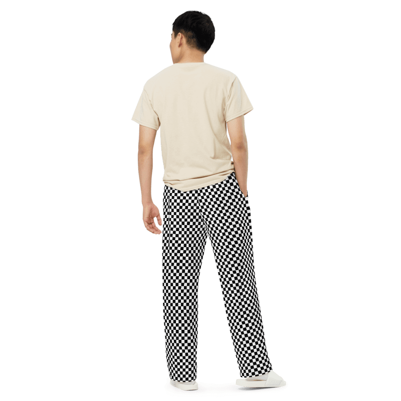 Signature Black and White Checkered Pants product image (9)