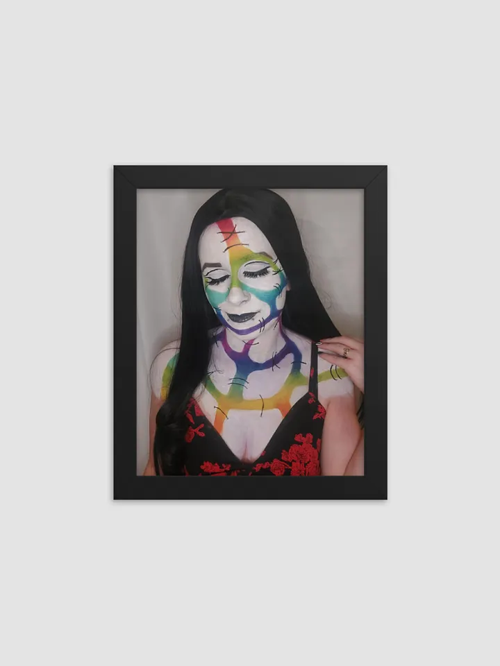 Rainbow Patches - Framed High-Quality Matte Poster product image (1)