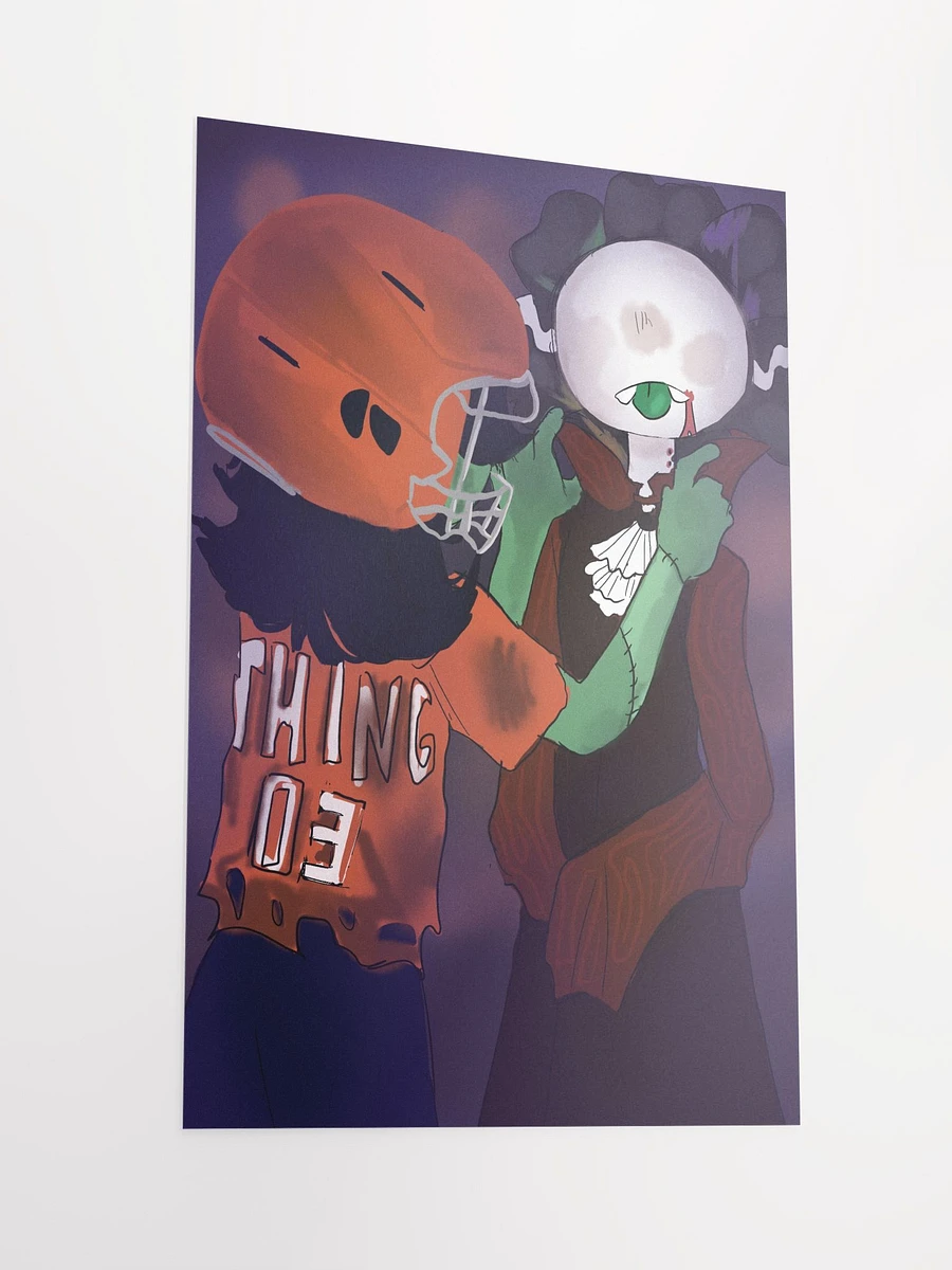 Halloween Thing and Flower Matte Poster product image (3)