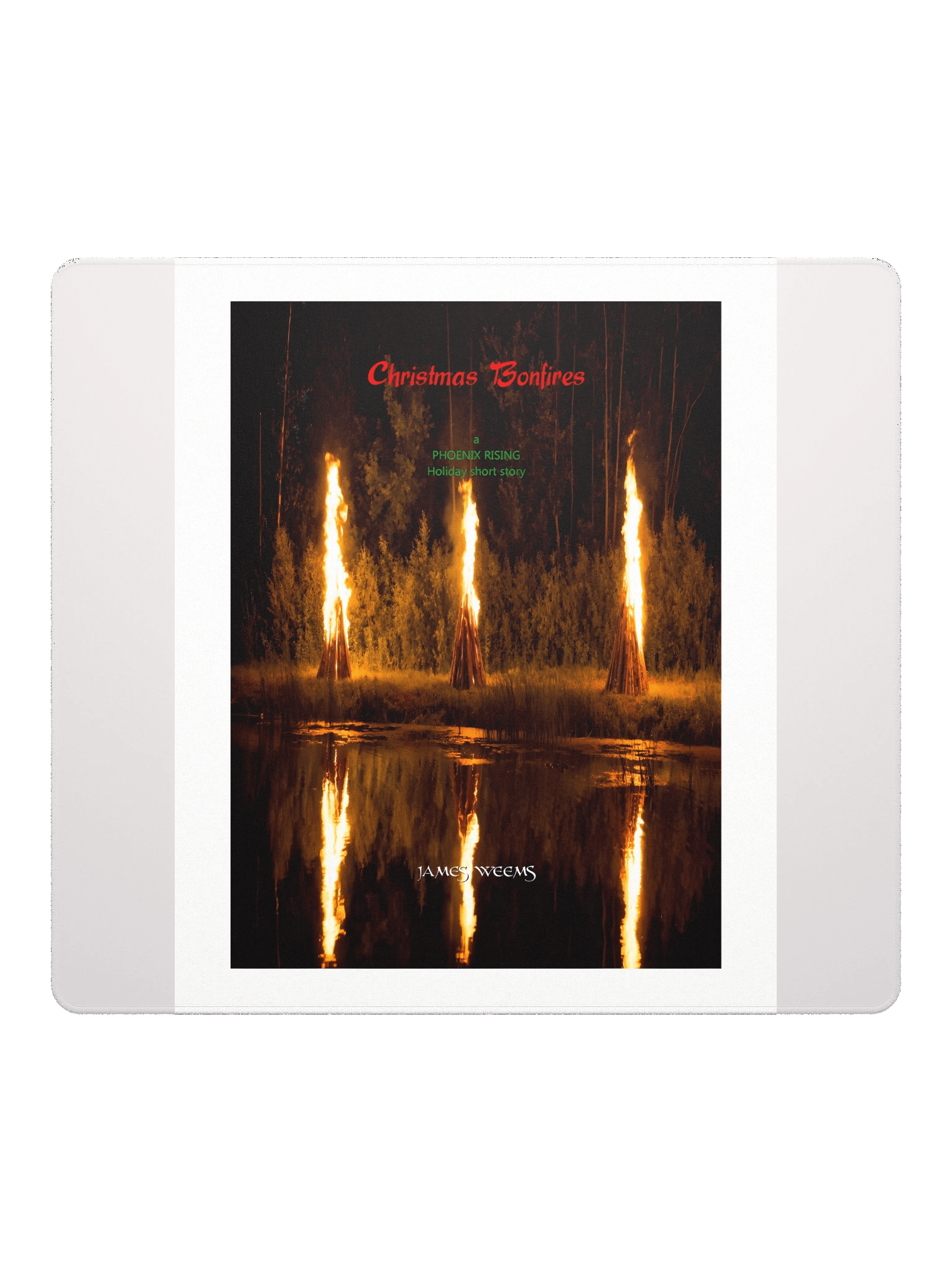 Christmas Bonfires Gaming Mouse Pad product image (4)