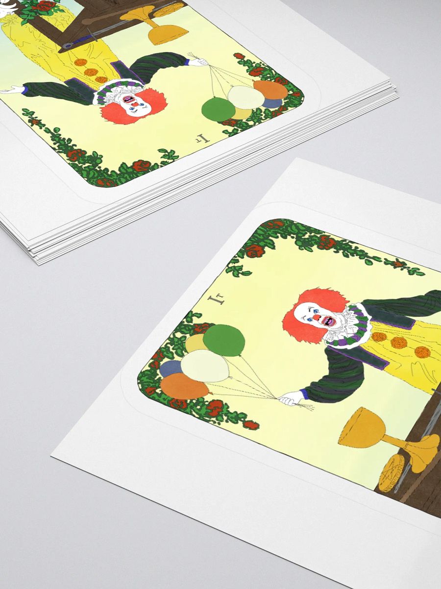 Original Pennywise Magician Tarot Card Sticker product image (4)