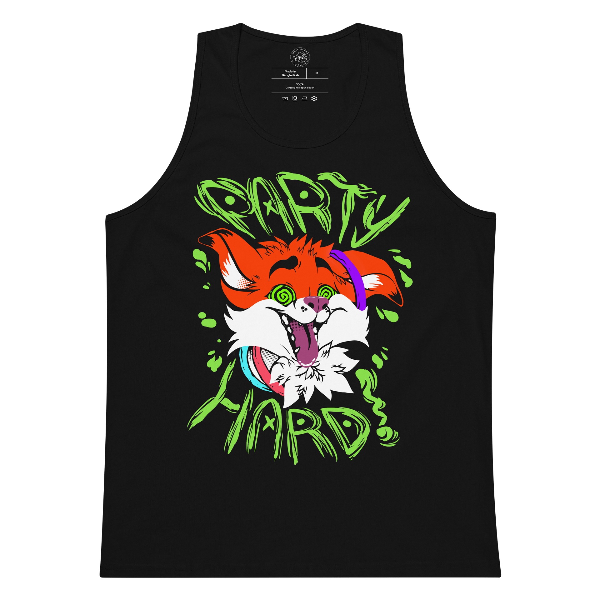 Party Hard Fox Tank Top product image (5)