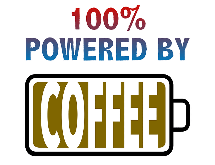 100% Powered By Coffee T-Shirt product image (2)
