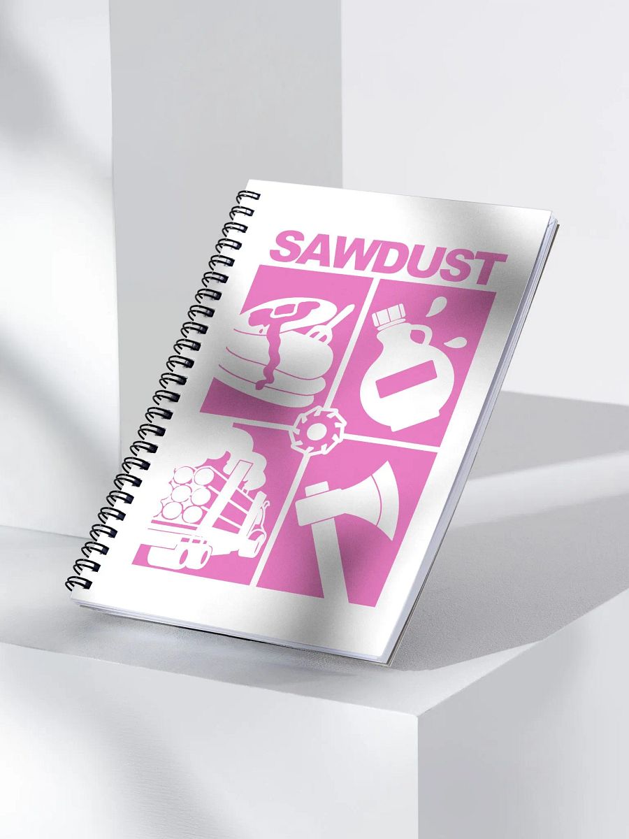 4 Square (pink) Notebook product image (3)